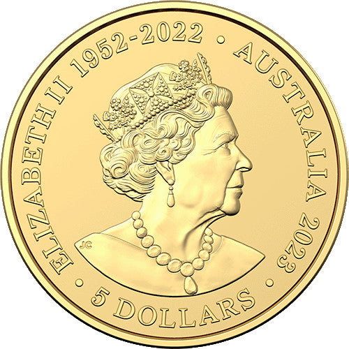 2023 $5 1/2gram FIFA Women's World Cup Australia & New Zealand Gold Frosted Uncirculated Coin