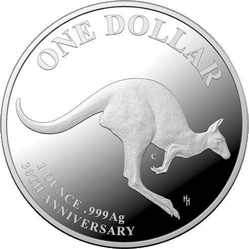 2023 $1 30th Anniversary of the Kangaroo Series - Mob of Thirty C Mintmark Silver Proof Coin