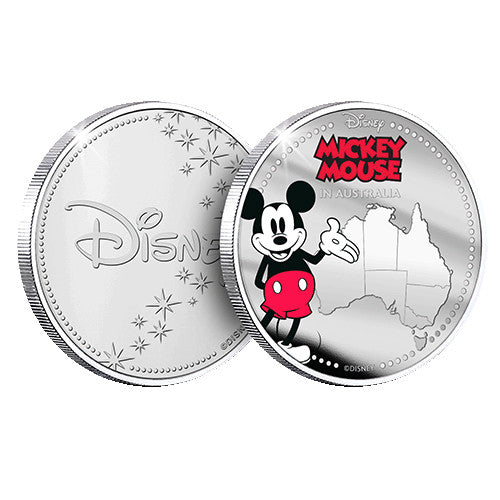 2023 Disney Mickey in Australia Silver Plated Commemorative Medallion