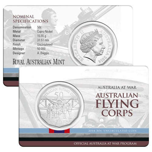 2016 50c Australia At War Series - Indonesian Confrontation Uncirculated Coin in Card