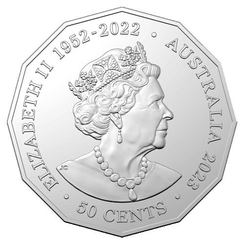 2023 50c Elizabeth Regina - HM Queen Elizabeth II Commemoration CuNi Uncirculated Coin