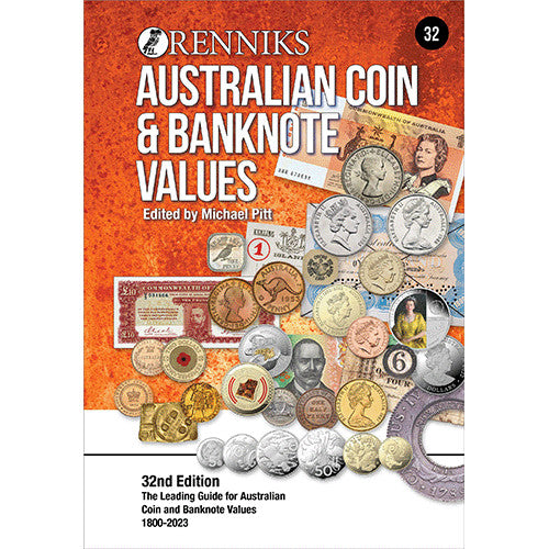 Renniks Australian Coin & Banknote Values 32nd Ed Softcover Price Guide Book