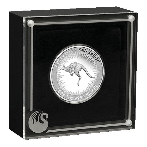 2024 $1 Australian Kangaroo King Charles III Obverse First Issue 1oz Silver Proof Coin