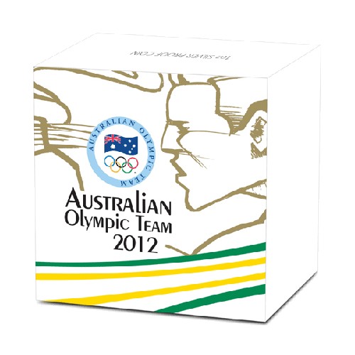 2012 $1 Australian Olympic Team 1oz Silver Proof Coin