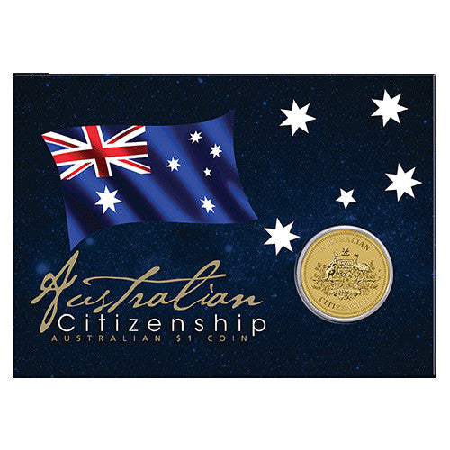 2024 $1 Australian Citizenship Uncirculated Coin in Card