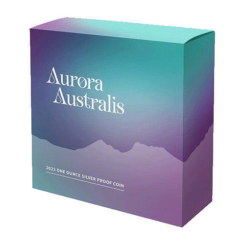 2022 $1 Aurora Australis 1oz Silver Proof Coloured Coin