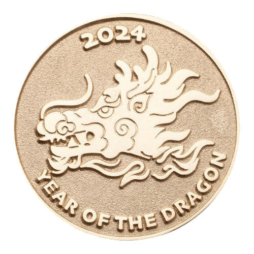 2024 Year of the Dragon Medallion in Card