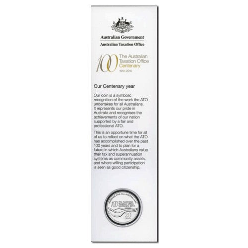 2010 20c Centenary of The Australian Taxation Office Promotional Pack