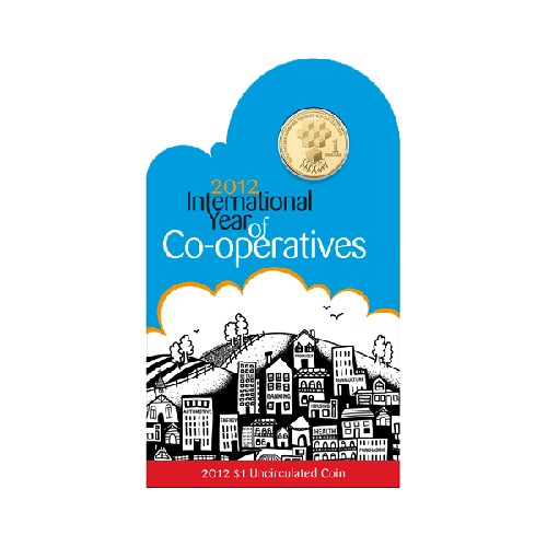 2012 $1 International Year of Co-Operatives Uncirculated Coin